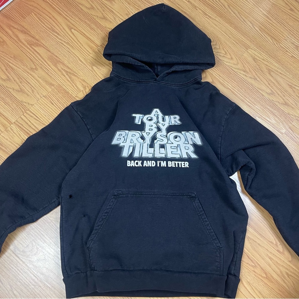 Trapsoul Bryson Tiller Back and I’m Better Tour Hoodie Black